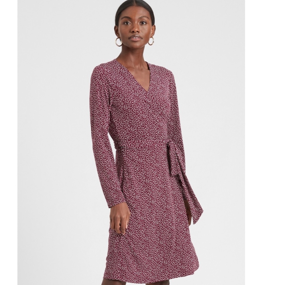 Banana Republic Factory Knit Wrap Dress—Brand New